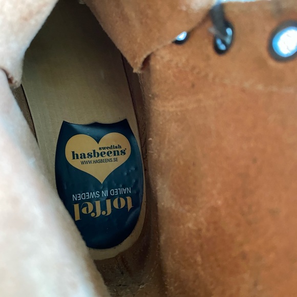 Swedish Hasbeens 8 hole lace up boots - Picture 4 of 4